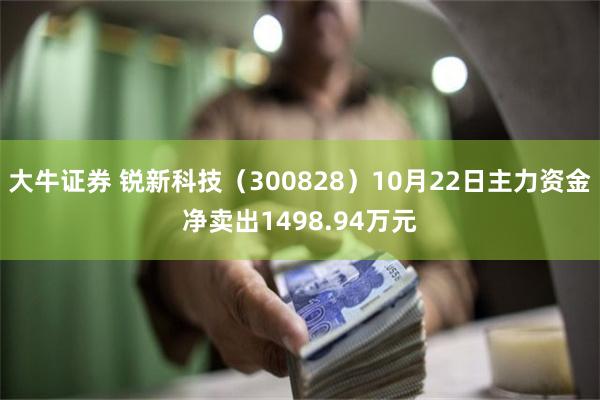 大牛证券 锐新科技（300828）10月22日主力资金净卖出1498.94万元